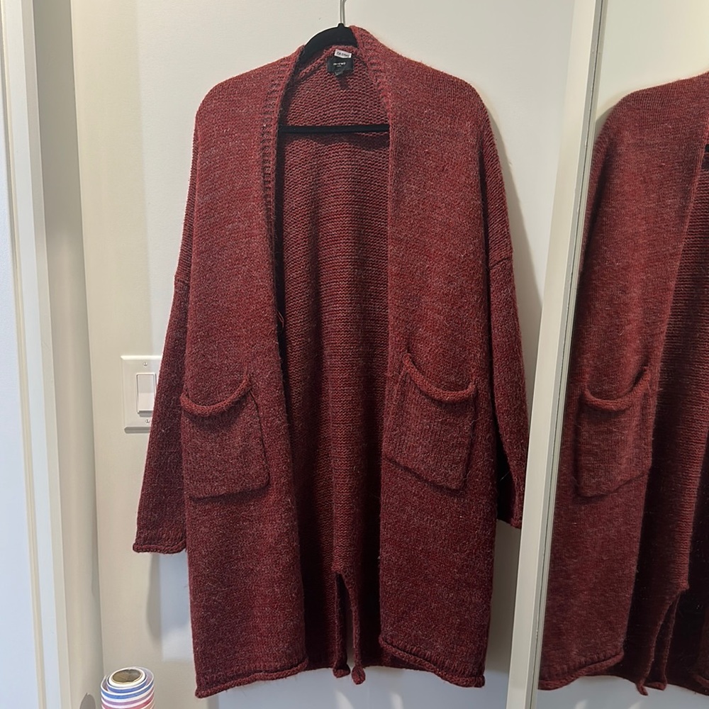 Red Oversized Sweater